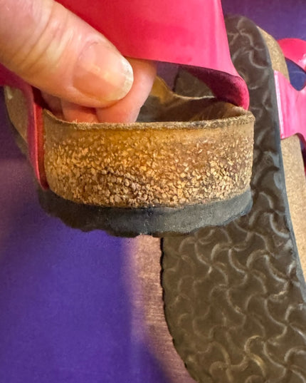 Birkenstock Rare Kairo Pink Fuscia T-Strap Thong Sandals