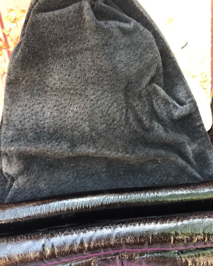 Awesome Black vintage EEL skin purse bag shoulder bag purse