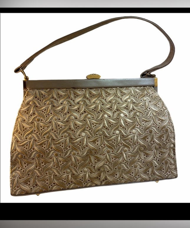 Vintage c1940s - 1950s Purse 👛 cream color Jackie Oh purse handbag