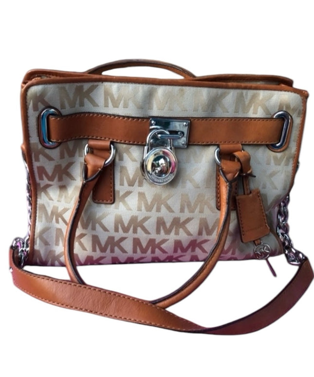 Michael Kors Hamilton monogram Purse 9/10 bag shoulder