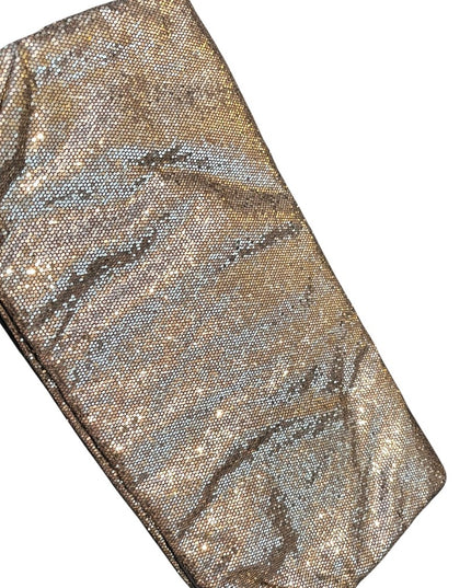 NWOT Victoria Secret gold sparkle glitter clutch