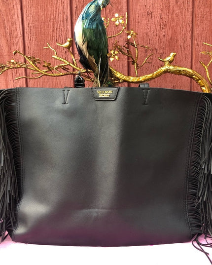 NWOT Victoria Secret Faux leather tote overnight