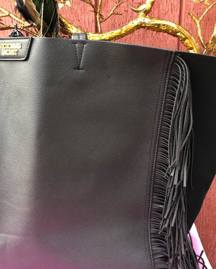 NWOT Victoria Secret Faux leather tote overnight