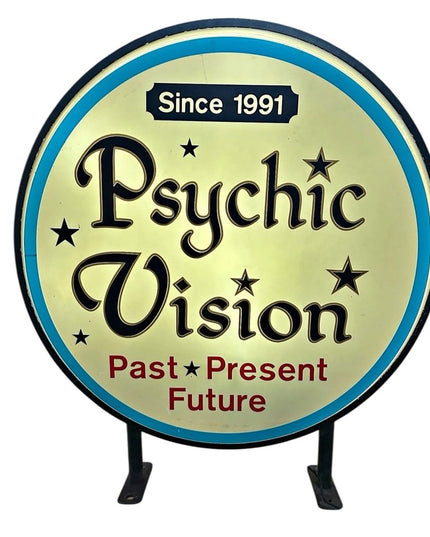 Vintage Out Door Store Display Psychic Vision Sign