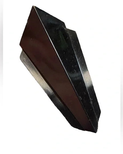 Antique Jean Louis Scherrer Broche Paris Parfum Porte Fleur art deco plastique noir